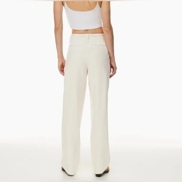 aritzia wilfred free ascendant baby pink pants size 00 - Picture 1 of 5